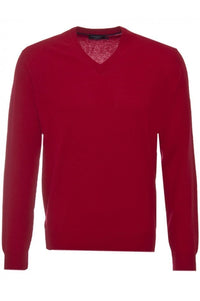 V-Neck Red Jumper