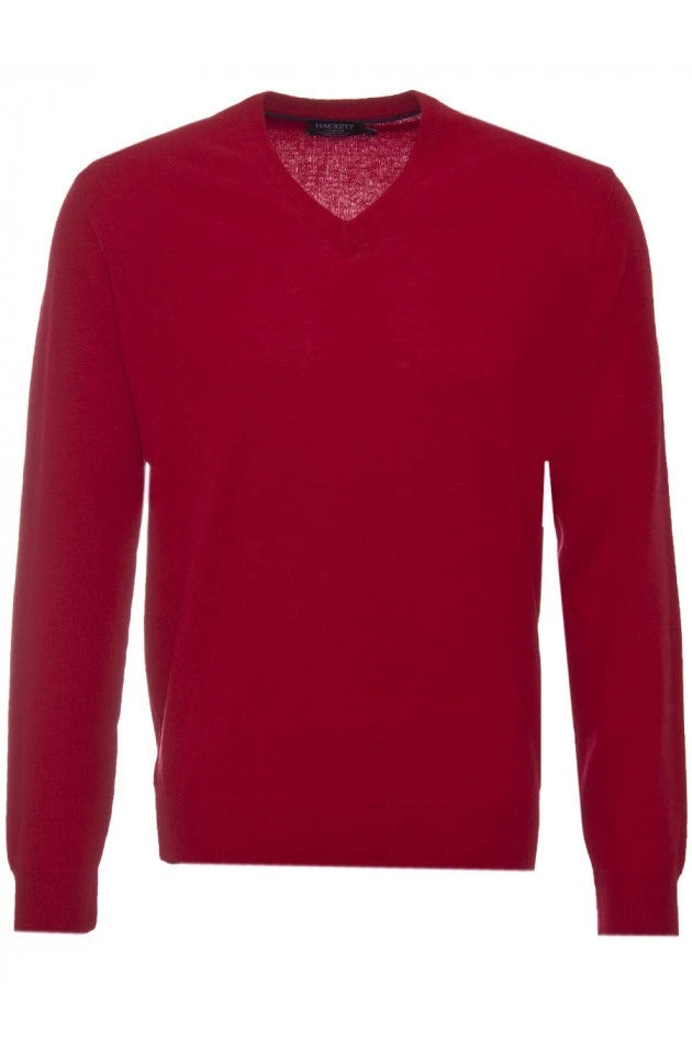 V-Neck Red Jumper
