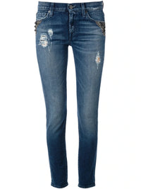 The Skinny Blue Jeans