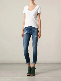 The Skinny Blue Jeans