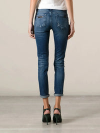 The Skinny Blue Jeans