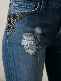 The Skinny Blue Jeans