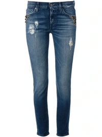 The Skinny Blue Jeans