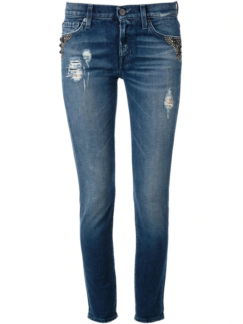 The Skinny Blue Jeans