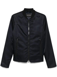 Zip-Up Blue Bomber Jacket