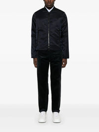 Zip-Up Blue Bomber Jacket