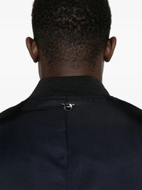 Zip-Up Blue Bomber Jacket