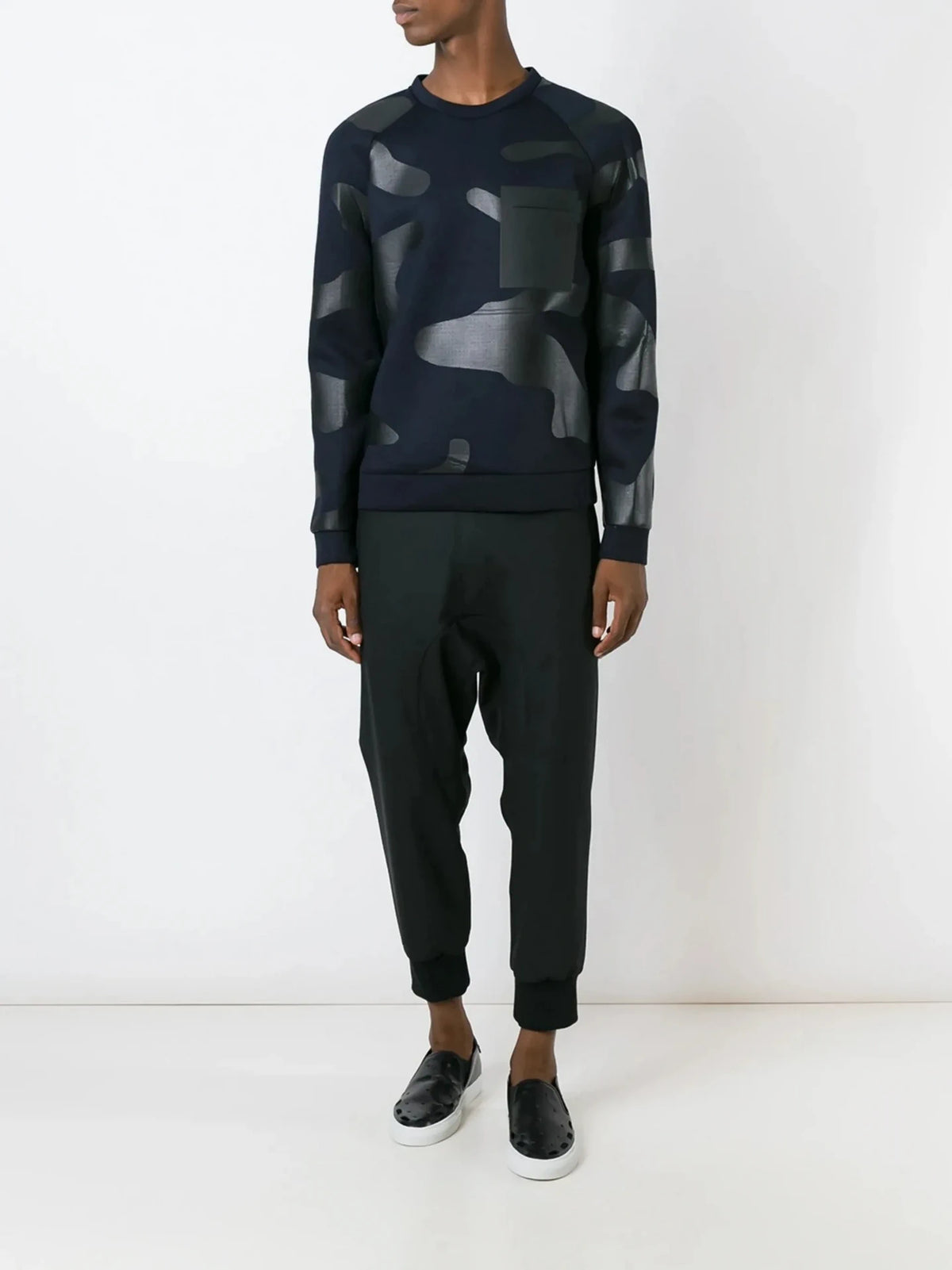 Camouflage Navy Blue Jumper