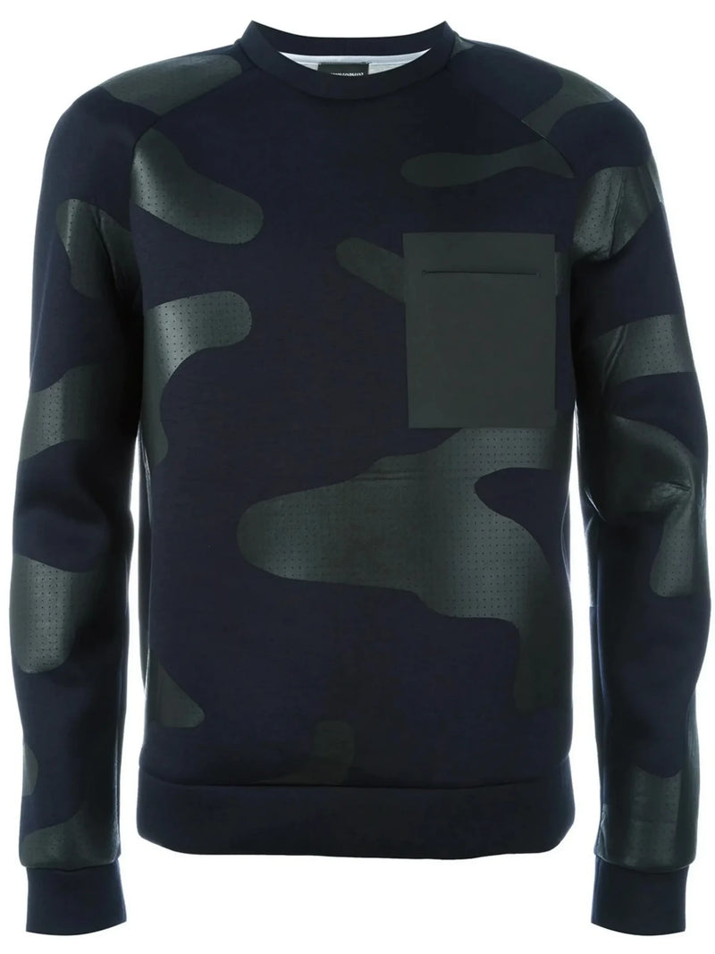 Camouflage Navy Blue Jumper
