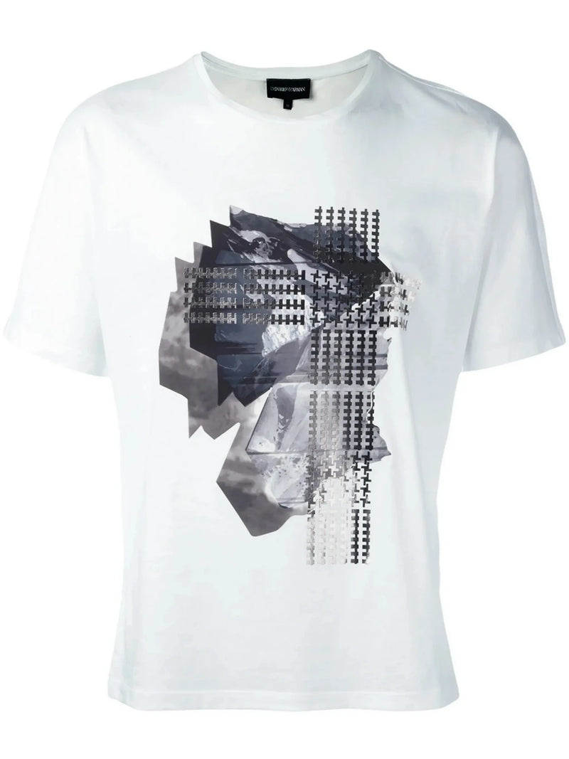 Graphic Print White T-Shirt