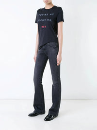 Flared Black Jeans