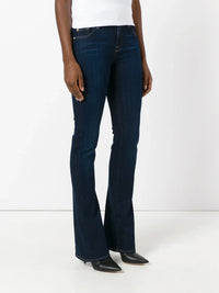 Tapered Navy Blue Jeans