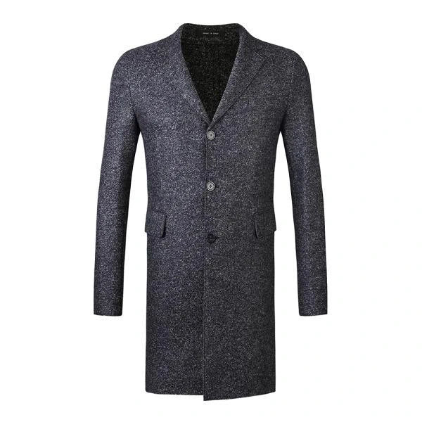 Bouclé Pressed Grey Coat