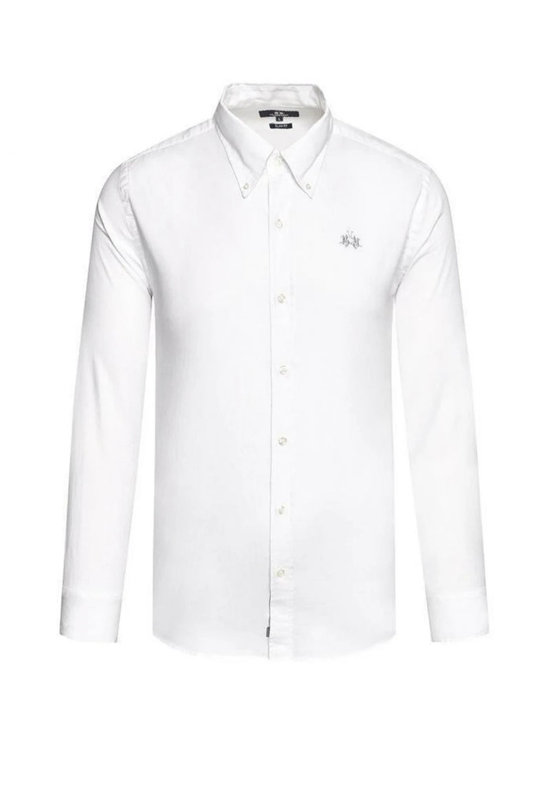 Slim Fit Oxford White Shirt