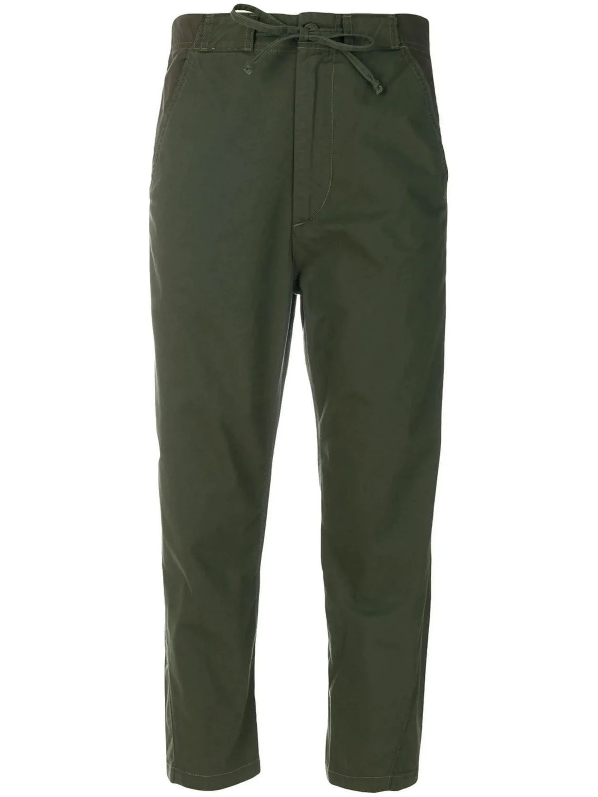 Utility Drawstring Green Trousers