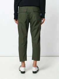 Utility Drawstring Green Trousers