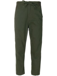 Utility Drawstring Green Trousers