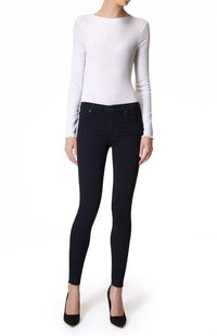 High Waist Skinny Silver Jeans