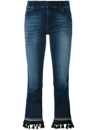Bootcut Cropped Blue Jeans