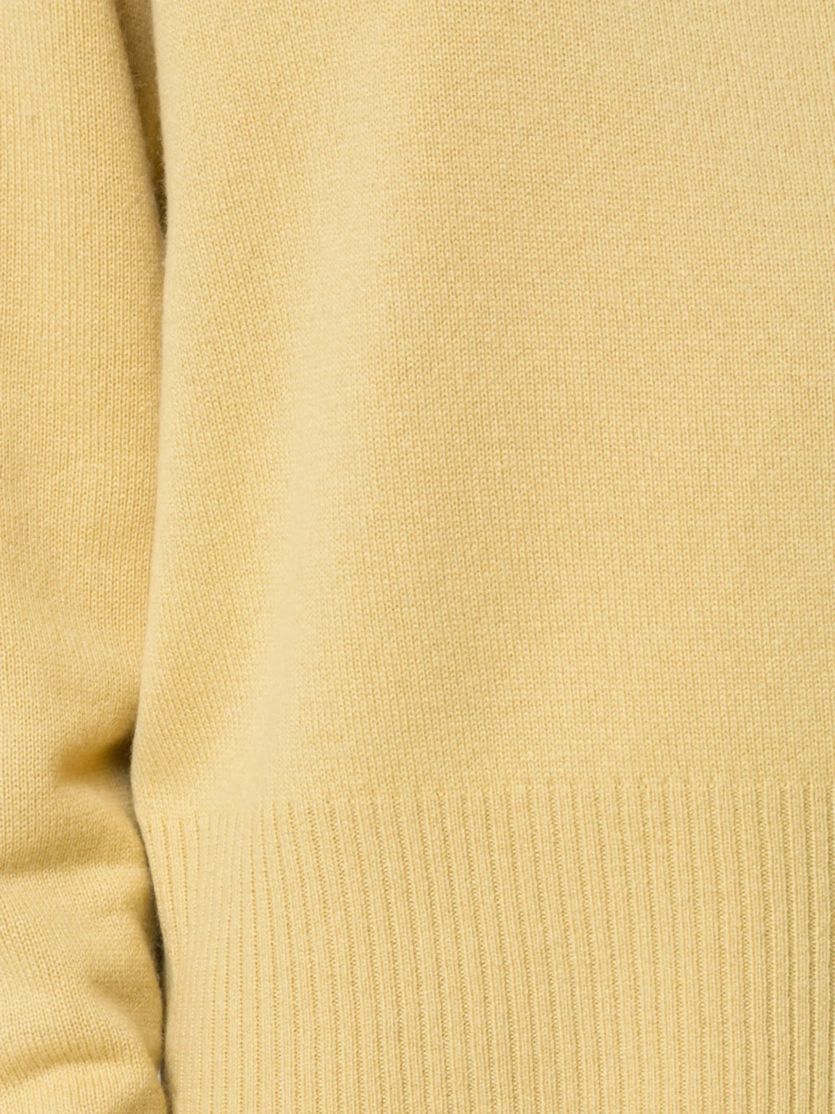 Boatneck Yellow Pullover