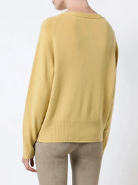 Boatneck Yellow Pullover