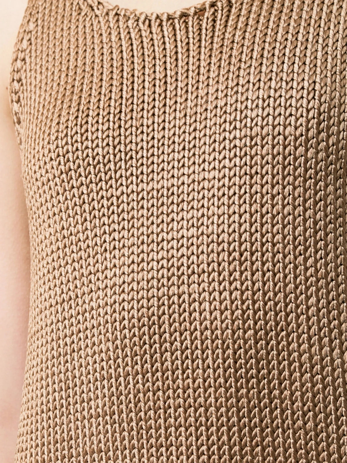 Vince Brown Crop Tank