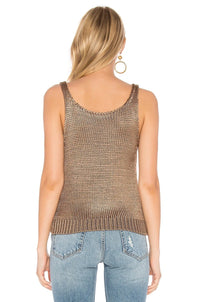 Vince Brown Crop Tank