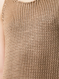 Vince Brown Crop Tank