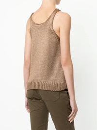 Vince Brown Crop Tank