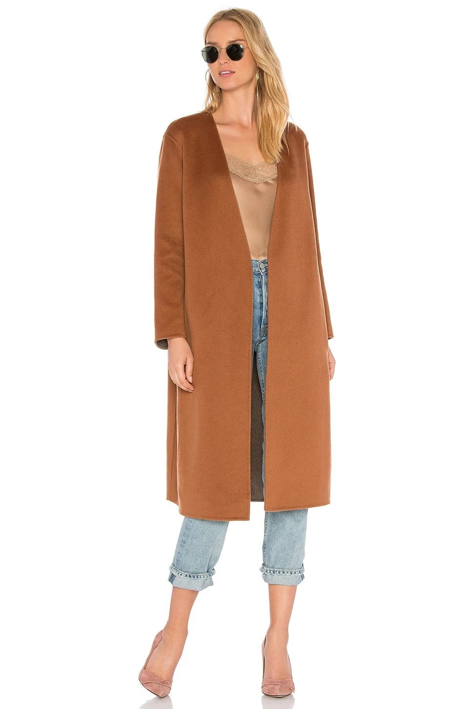 Reversible Belted Brown Coat