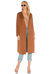 Reversible Belted Brown Coat