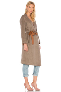 Reversible Belted Brown Coat