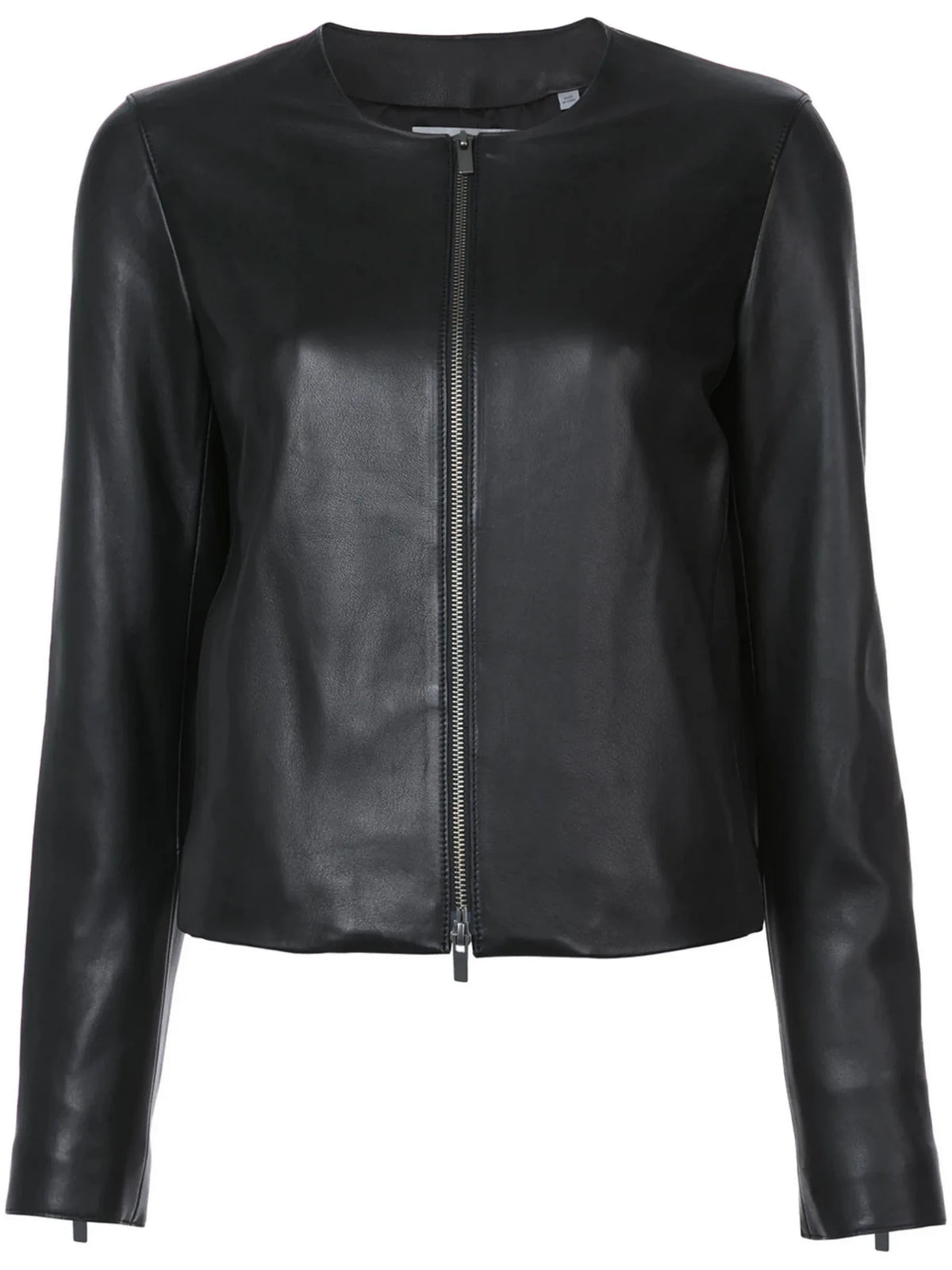 Leather Zip Black Jacket