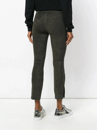 Lambskin Grey Leggings