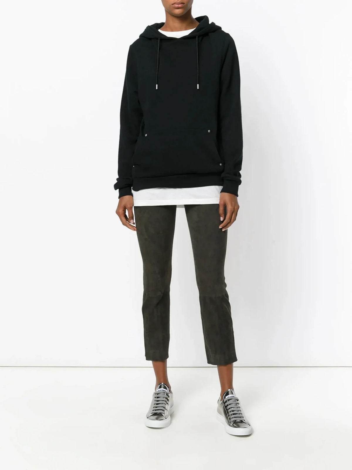 Lambskin Grey Leggings