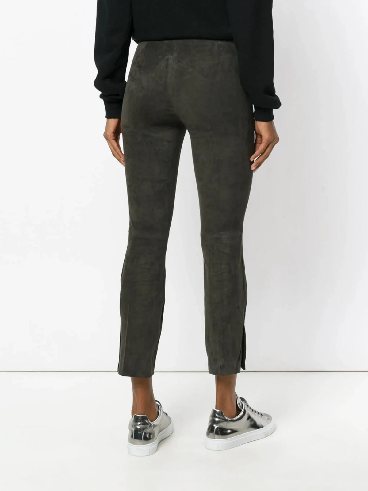 Lambskin Grey Leggings