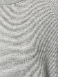 Marl Effect Grey Raglan Pullover