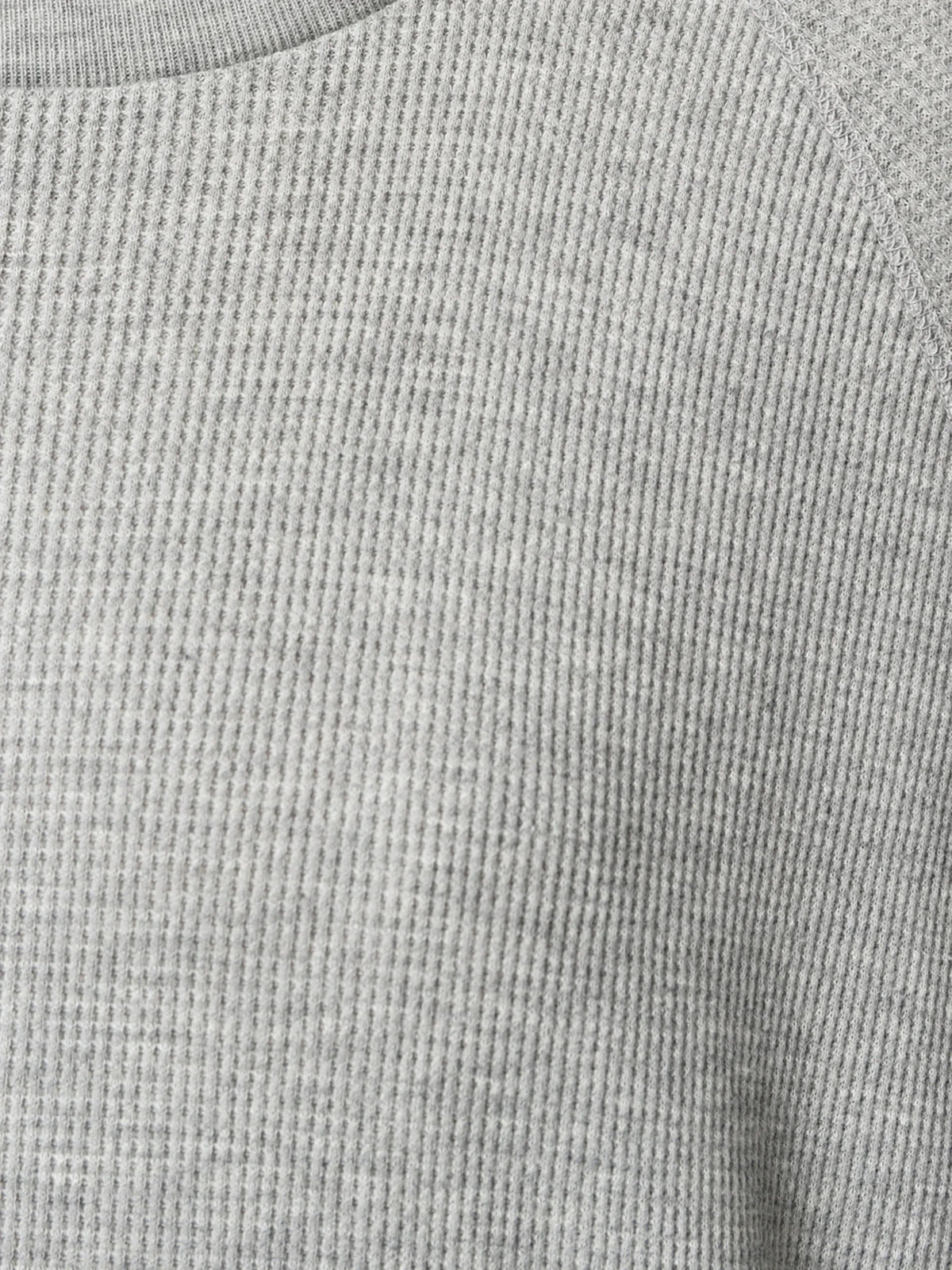 Marl Effect Grey Raglan Pullover