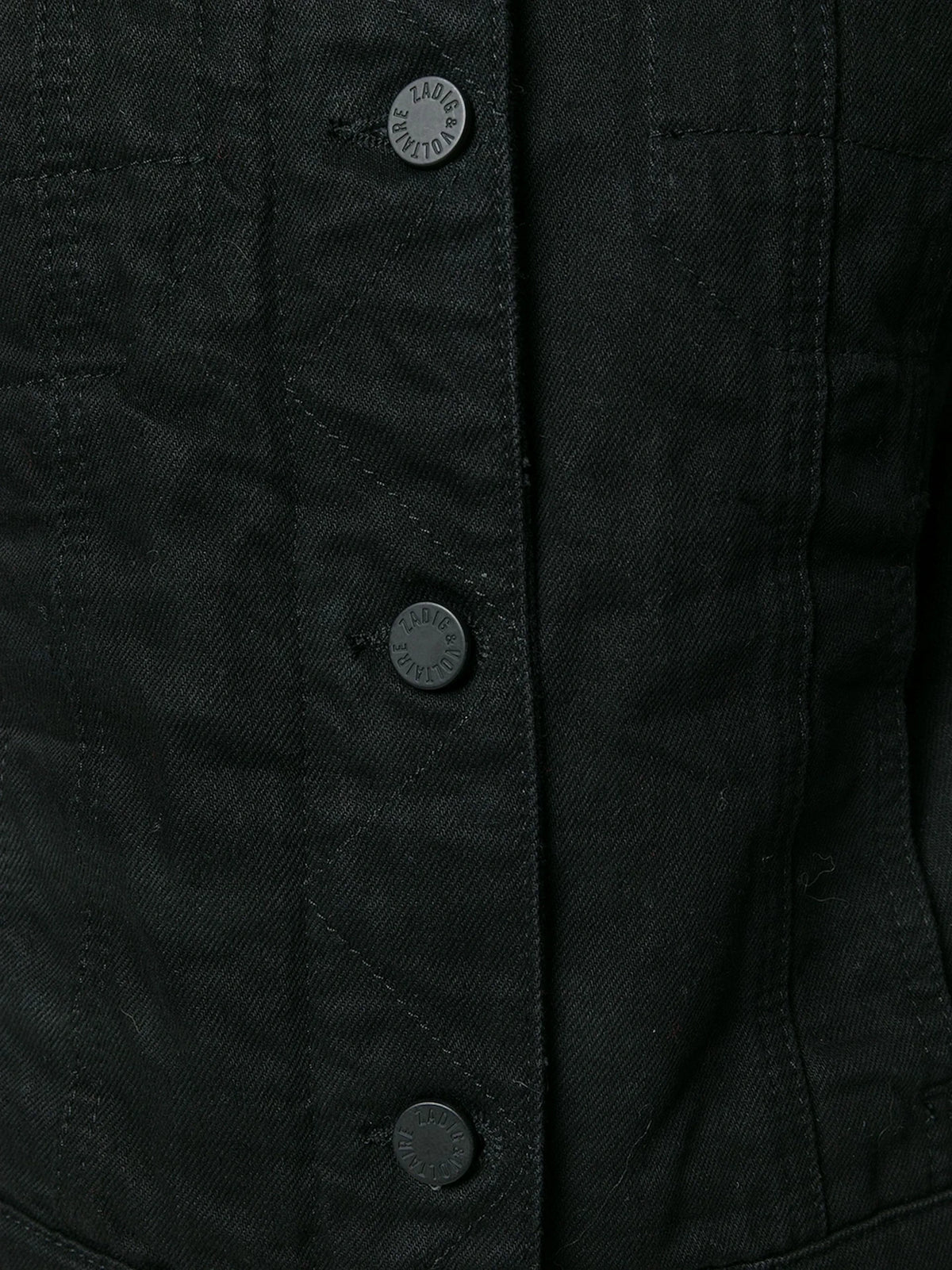 Kioky Black Denim Jacket