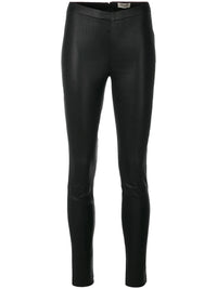 Pharel Black Leather Leggings