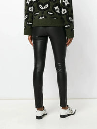 Pharel Black Leather Leggings