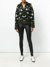 Pharel Black Leather Leggings