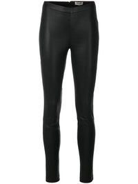 Pharel Black Leather Leggings