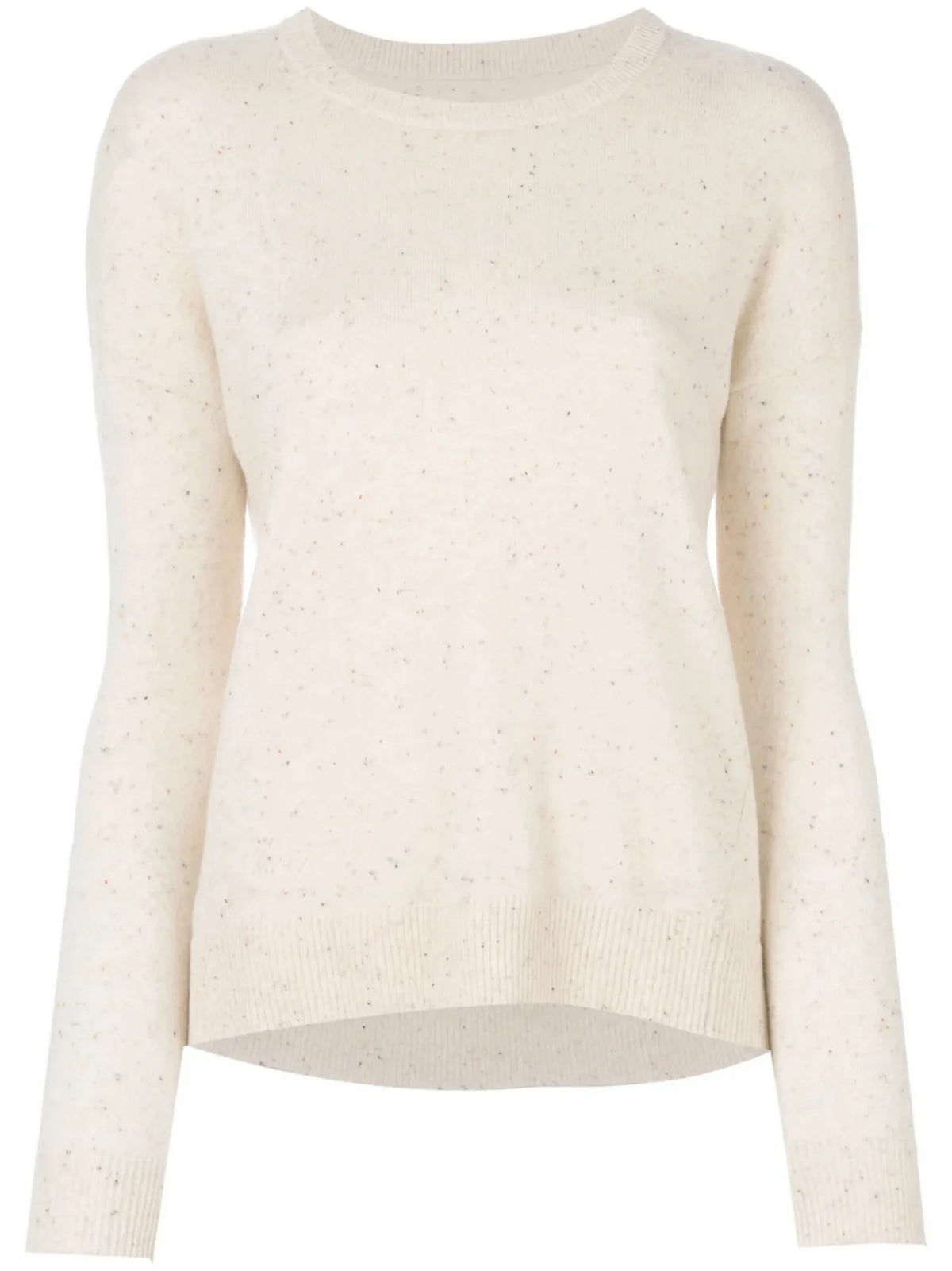 Cici Patch White Sweater