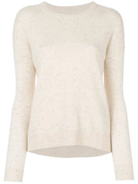 Cici Patch White Sweater