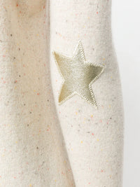 Cici Patch White Sweater