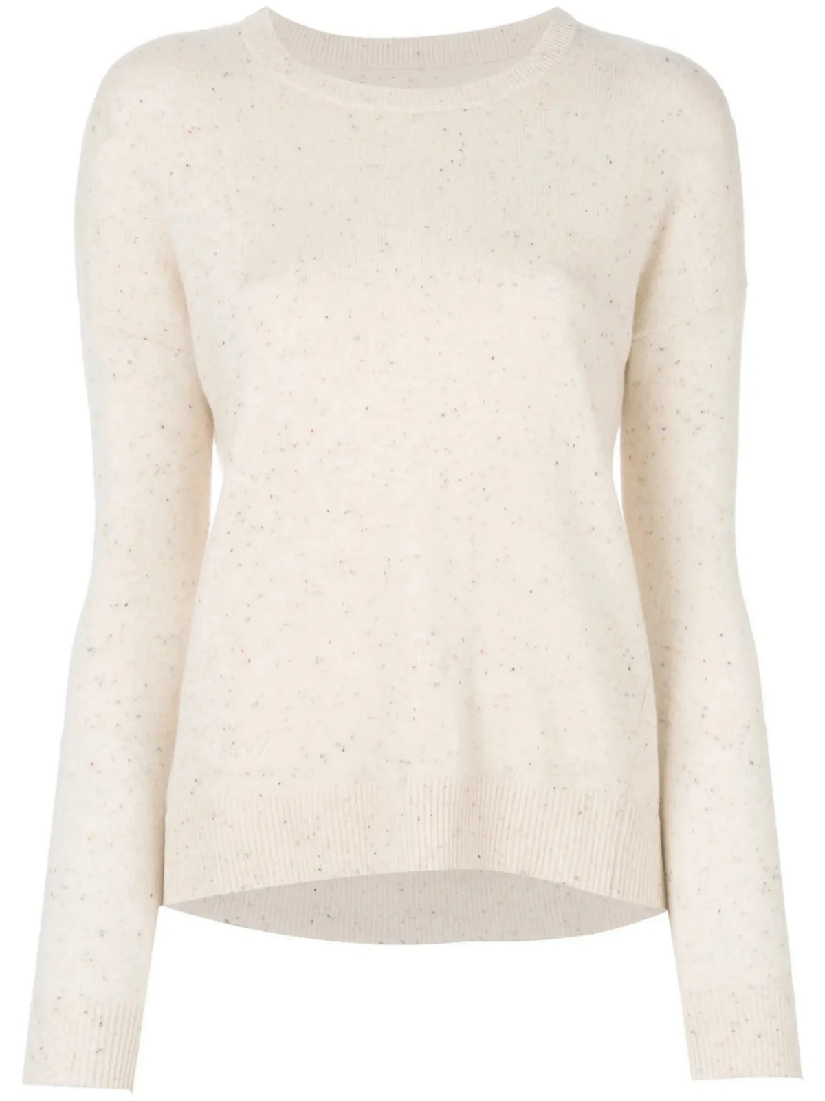 Cici Patch White Sweater