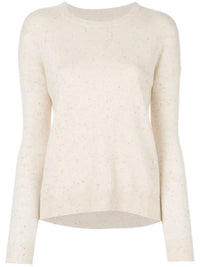 Cici Patch White Sweater