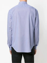 Plain Button-Down Blue Shirt