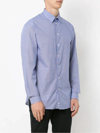 Plain Button-Down Blue Shirt